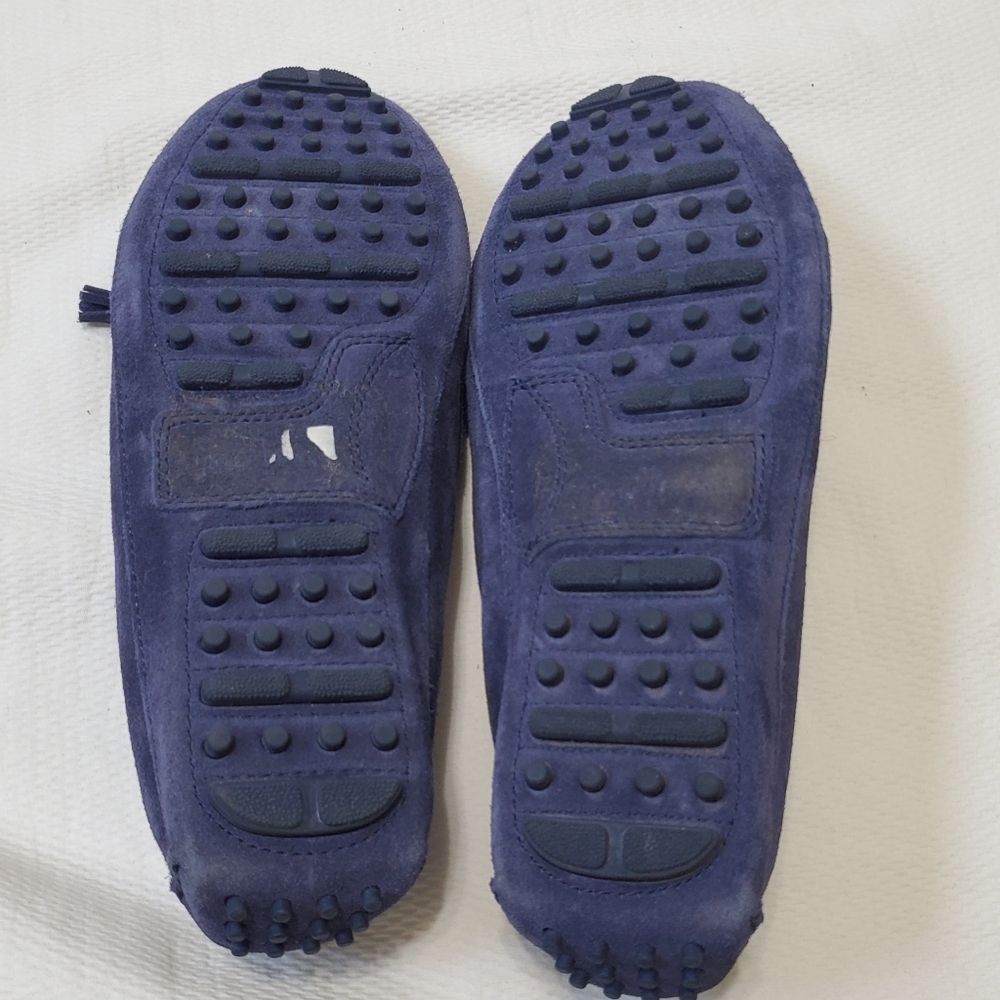 Cole Haan Cobalt Blue Suede Moccasin Driving Loafers Mens 11 - Picture 9 of 11